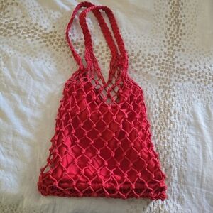 Source Unknown Red Tote Bag